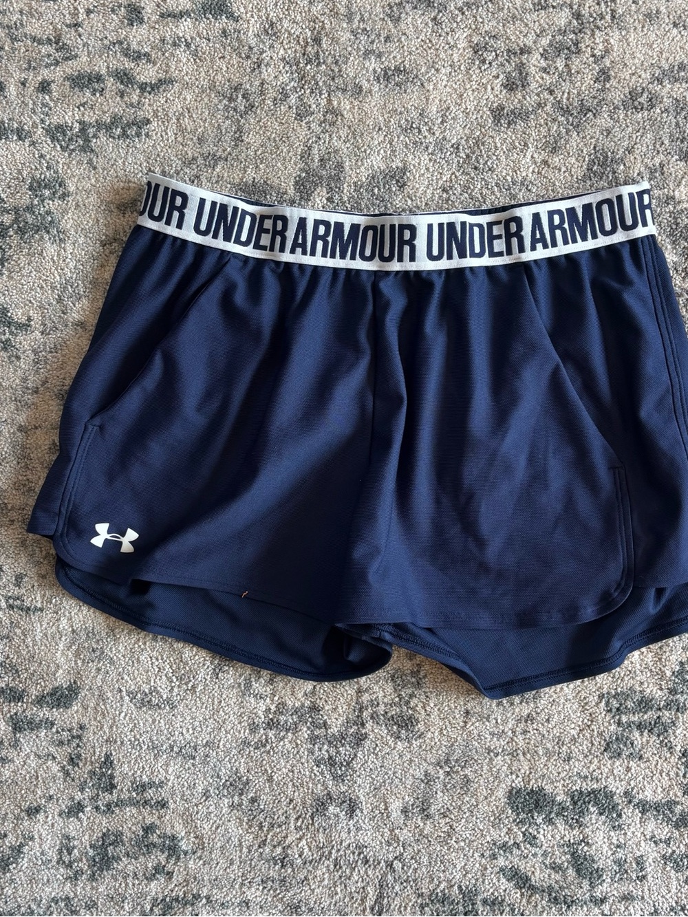 Under Armour Women's Navy Performance Shorts